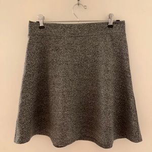 Divided By H&M Gray Skater Skirt Medium